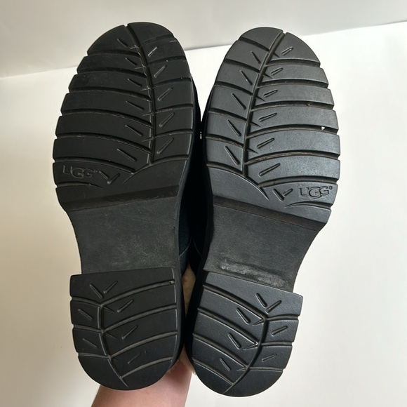 UGG Australia #5430 Solvang Shearling Lined Mules / Clogs - Black - 8 - Picture 5 of 9